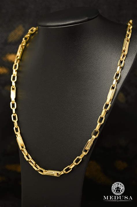 versace chain links|versace gold chains for men.